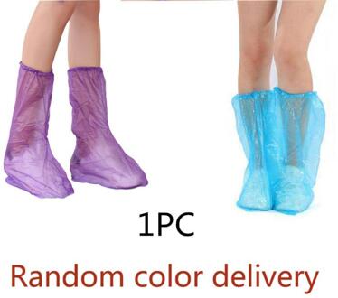 1 Paar Herbruikbare Draagbare Herbruikbare Schoen Covers Stofdicht Antislip Dhoe Cove Wasbare Elasticiteit Stofdicht Flanel Overschoenen 05 1stk willekeurig