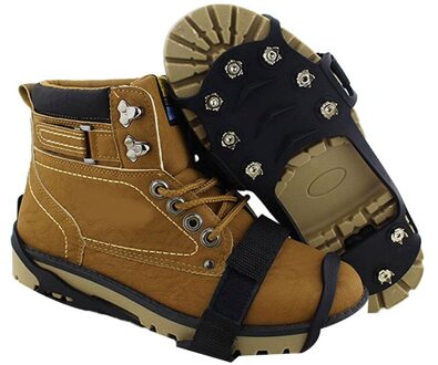 1 Paar Heren 10 Stud Anti-Slip Klimmen Ice Sneeuw Stijgijzers Outdoor Sport Spikes Gripper Cleats Schoenen Cover anti-Slip Stijgijzers 01