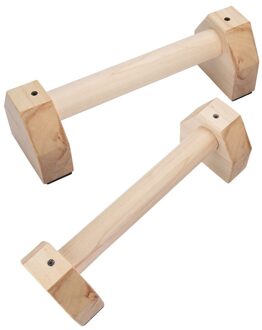 1 Paar Houten Fitness Sport Push Up Stands Pushup Bars Gym Oefening Training Borst Bar Hand Grip Trainer Voor Body building