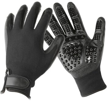 1 Paar Huisdier Handschoen Kat Haar Borstel Handschoenen Kat Hond Vergieten Baden Massage Borstel Schoon Kam Haar Schoonmaken Tool