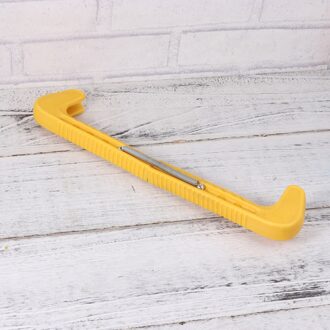 1 Paar Ice Skate Guards Verstelbare Ice Skate Lopen Guards Ijshockey Figuur Protector Covers (Geel)