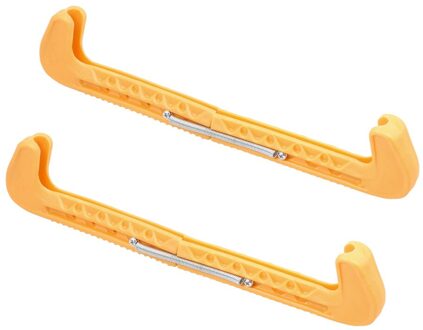 1 Paar Ijs Guards Verstelbare Ice Walking Guards Ijshockey Figuur Protector Covers (Geel)