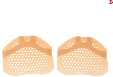 1 Paar Inlegzolen Voorvoet Pads Voor Vrouwen Hoge Hak Schoenen Voet Blister Care Tenen Insert Pad Siliconen Gel Binnenzool Pijn relief