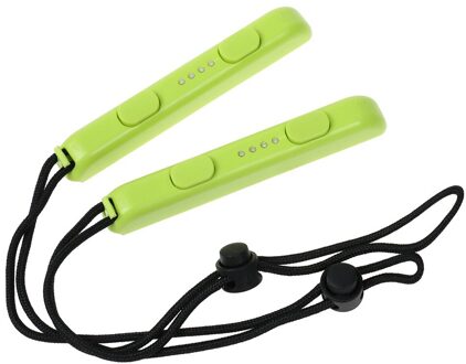 1 Paar J Oy Con Gamepad Handvat Slot Wrist Strap Lanyard Voor Ns Schakelaar Gamer Polsband Hand Touw Video games Accessoires # BL5 licht groen