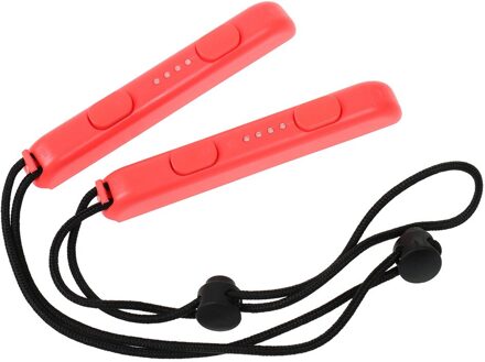 1 Paar J Oy Con Gamepad Handvat Slot Wrist Strap Lanyard Voor Ns Schakelaar Gamer Polsband Hand Touw Video games Accessoires # BL5 rood