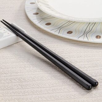 1 Paar Japanse Eetstokjes Alloy Antislip Sushi Chop Sticks Set Chinese Paar Japanse Eetstokjes Legering Non-slip Sushi Chop