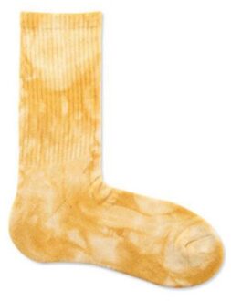 1 Paar Katoen 5 Kleuren Etnische Paar Sokken Harajuku Mannen Vrouwen Sport Sok Professionele Fietsen Fiets Camping Wandelen Winter Sokken geel