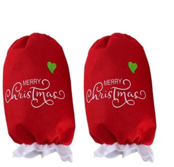 1 Paar Kerst Waterdicht Arm Mouwen Zachte Katoen Oliebestendig Anti-Fouling Schoonmaken Mouw Thuis Keuken Koken Arm Protector Senior