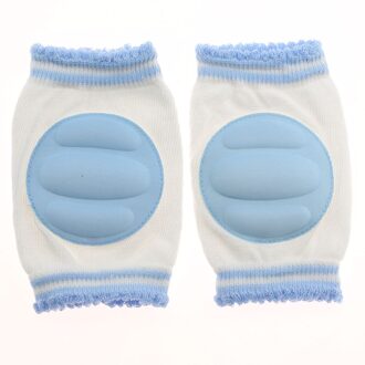 1 Paar Kids Veiligheid Kruipen Elleboog Kneepad Kussen Peuters Baby Meisjes Jongens Knee Pads Protector Veiligheid Mesh Baby Been Warmer blauw