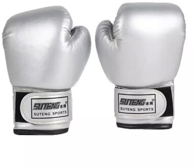 1 Paar Kind Bokshandschoenen Kids Training Vechten Handschoenen Karate Muay Thai Guantes Gratis Vechten Mma Sanda Training Kids Apparatuur doorzichtig