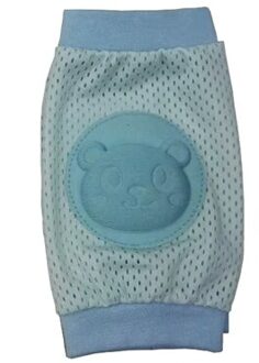 1 Paar Kinderen Jongens Meisjes Kneepad Gezellige Katoen Ademend Spons Knie Pads Kind Sport Guard Lange 19Cm breedte 9Cm * 2 BlueBear