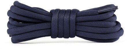 1 paar/Klassieke Ronde Schoenveters Vrije Tijd Sport Schoen veters Outdoor Mannen En Vrouwen Schoenveter Mode Multi Kleur marine