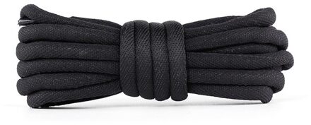 1 paar/Klassieke Ronde Schoenveters Vrije Tijd Sport Schoen veters Outdoor Mannen En Vrouwen Schoenveter Mode Multi Kleur zwart