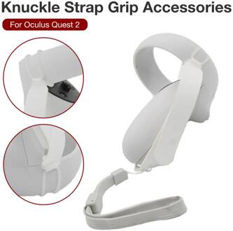 1 Paar Knuckle Band Handvat Grip Strap Voor Oculus Quest 2 Vr Touch Controller Verstelbare Polsbanden Voor Quest2 Vr accessoires