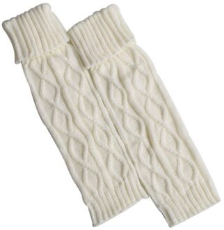 1 Paar Lange Beenwarmers Vrouwen Haak Gebreide Zachte Elastische Machine Wasbaar Boot Cover Losse Sokken