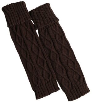 1 Paar Lange Beenwarmers Vrouwen Haak Gebreide Zachte Elastische Machine Wasbaar Boot Cover Losse Sokken