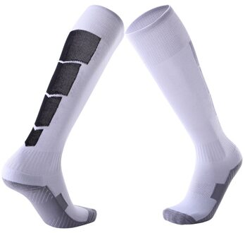 1 Paar Lange Buis Sokken Voetbal Sokken Voetbal Wedstrijd Antiseptische Ontgeuringseffect Economische Duurzaam