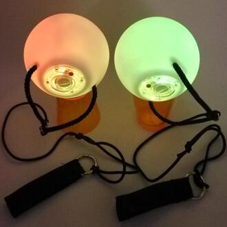 1 Paar Led Poi Gegooid Ballen Voor Professionele Buikdans Level Hand Props 2016CA