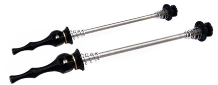 1 Paar Legering Fiets Quick Release Voor 100/130Mm Racefiets Hub 100/135Mm Mtb Hub skischoen Fietsen Accessoires type A zwart