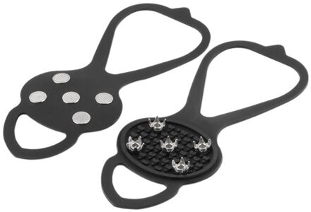 1 Paar Lopen Anti-Slip Ice Sneeuw Route Camping Schoen Punt Grip Klimmen Icing Stijgijzers Stretch Strakke Rubber Band