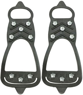 1 Paar M L 8 Studs Anti-Slip Sneeuw Ijs Klimmen Schoen Spikes Ice Grips Cleats Ijskrappen Winter Klimmen anti-Slip Schoenen Cover #30 B M