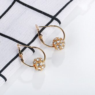 1 Paar Magnetische Afslanken Oorbellen Afvallen Body Ontspanning Massage Slanke Oorstekers Patch Gezondheid Sieraden Meisjes Vrouwen Best gouden