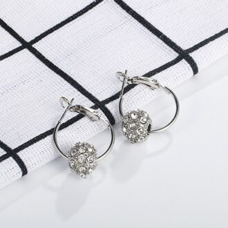 1 Paar Magnetische Afslanken Oorbellen Afvallen Body Ontspanning Massage Slanke Oorstekers Patch Gezondheid Sieraden Meisjes Vrouwen Best zilver