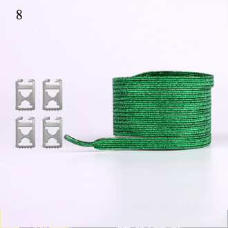 1 Paar Magnetische Schoenveters Elastische Locking Creatieve Quick Geen Stropdas Schoenen Kant Kids Adult Unisex Sneakers Kleurrijke Veters Strings 8