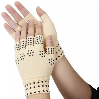 1 Paar Magnetische Therapie Vingerloze Handschoenen Artritis Reumatoïde Hand Pijn Genezen Gewrichten Bretels Ondersteunt Sport Veilig Pols