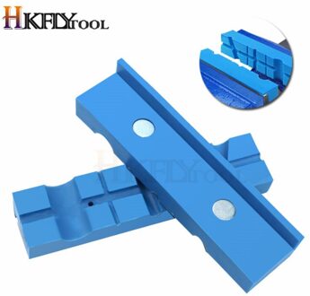 1 Paar Magnetische Zachte Pad Kaken Rubber Voor Metalen Bankschroef 5.5 Inch Lange Pad Bench Vice Accessoires Protector