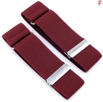 1 Paar Mannen Shirt Verstelbare Armband Mouwen Kousenband Barman Manchet Houder Arm Band Houden F
