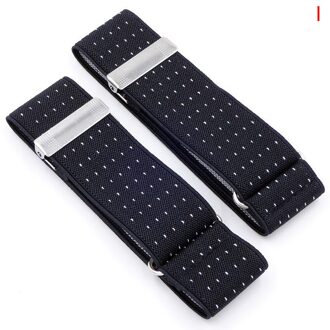 1 Paar Mannen Shirt Verstelbare Armband Mouwen Kousenband Barman Manchet Houder Arm Band Houden