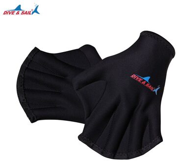1 Paar Mannen Vrouwen 2Mm Neopreen Duiken Handschoenen Snorkelen Dive Zwemmen Peddels Palm Zwemvliezen Krasbestendig Hand Guard apparatuur