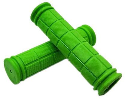 1 Paar Mannen Vrouwen Fiets Grips Kleurrijke Mtb Racefiets Stuur Grips Rubber Anti-Slip Beschermhoes Fiets Accessoires 1paar- groen