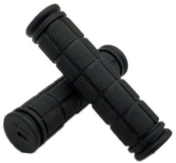 1 Paar Mannen Vrouwen Fiets Grips Kleurrijke Mtb Racefiets Stuur Grips Rubber Anti-Slip Beschermhoes Fiets Accessoires 1paar- zwart
