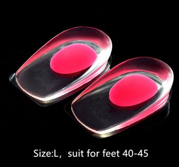 1 Paar Mannen Vrouwen Silicon Gel Hiel Kussen Inlegzolen Zolen Verlichten Voet Pijn Protectors Spur Ondersteuning Shoe Pad Hoge Hak inserts