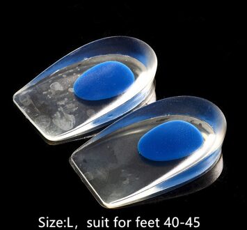 1 Paar Mannen Vrouwen Silicon Gel Hiel Kussen Inlegzolen Zolen Verlichten Voet Pijn Protectors Spur Ondersteuning Shoe Pad Hoge Hak inserts