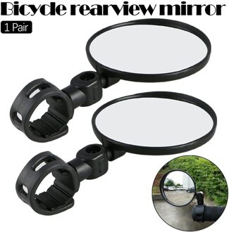 1 Paar Mini Rotary Stuur Fiets Achteruitkijkspiegel Voor Fietsen