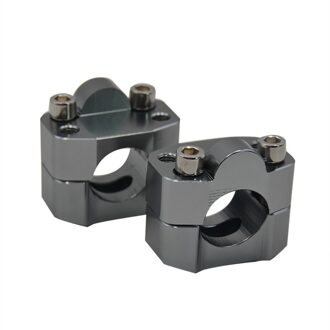 1 Paar Motorcycle 1/8Inch Cnc Aluminium Stuur Risers 28Mm Verstelbare Fat Bar Klemmen Universele