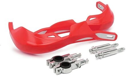 1 Paar Motorcycle Handguards Stuur Guards Motorcycle Bike Handguard Hand Guards Handvat Bar Protector Stuur Bescherming rood