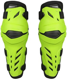 1 Paar Motorcycle Knee Protector Beschermende Kleding Knie Guards Kit Kneepad Gratis Rijden Verdikking Bescherming Moto Accessoires groen
