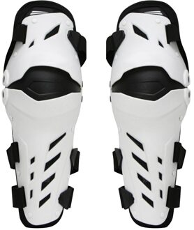 1 Paar Motorcycle Knee Protector Beschermende Kleding Knie Guards Kit Kneepad Gratis Rijden Verdikking Bescherming Moto Accessoires wit