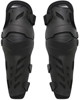 1 Paar Motorcycle Knee Protector Beschermende Kleding Knie Guards Kit Kneepad Gratis Rijden Verdikking Bescherming Moto Accessoires zwart