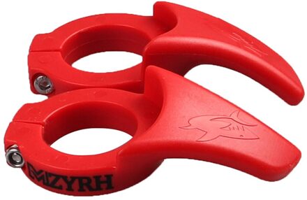 1 Paar Mountainbike Rest Sub-Handvat Fiets Duim Kracht Grip Paar Lichtgewicht Plastic Non-Slip Handgrepen en Lock Ring Kit nee.1