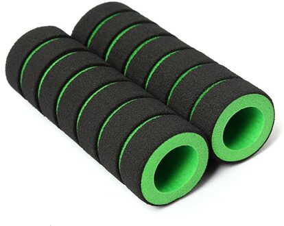 1 Paar Mountainbike Stuur Cover Spons Fietsen Anti-Shock Skid-Proof Mtb Handle Bar Grips Fiets Accessoires SAL99 groen