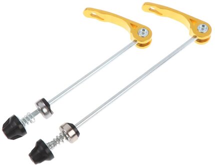 1 Paar Mtb Mountainbike Spies Road Fietsen Fiets Quick Release Aluminiumlegering Spies Fiets Accessoires goud