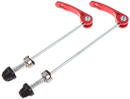 1 Paar Mtb Mountainbike Spies Road Fietsen Fiets Quick Release Aluminiumlegering Spies Fiets Accessoires rood