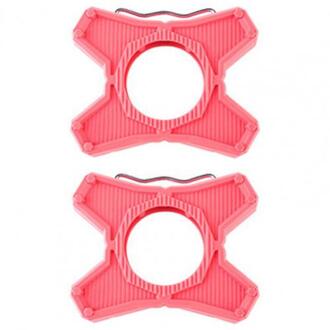 1 Paar Mtb Racefiets Legering Slot Pedaal Om Platte Pedaal Beugel Converters Voor Speedplay Zero Pedalen Platform Adapters Fietsen onderdelen Roze
