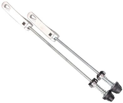 1 Paar Mtb Snelspanner Hendel Mountain Fietswiel Hub Voor En Achter Clip Bout Hendel As Set licht grijs