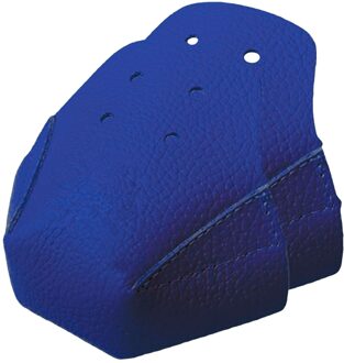 1 Paar Neus Guards Protectors Pu Leer Roller Skate Neus Protectors Met 4 Gaten Voor Roller Skate Outdoor training Gym Purplish blauw